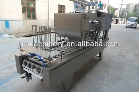 Water cup filling and sealing machine