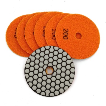 100MM Dry Diamond Polishing Pads for Granite and Marble