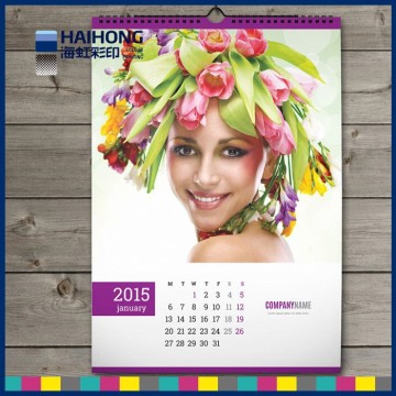 Custom high quality wholesale desk / wall calendar printing in China