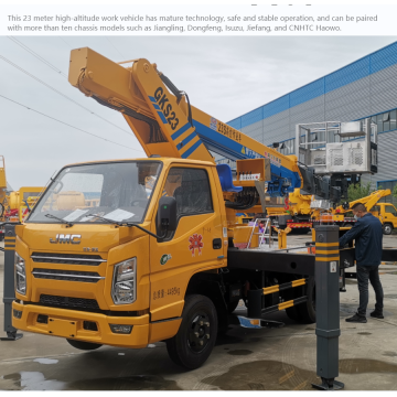 Telescopic 23 meters overhead working truck