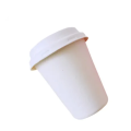 Disposable Biodegradable Sugarcane Bagasse Pulp Coffee Cups 8OZ 12OZ 16OZ with lid