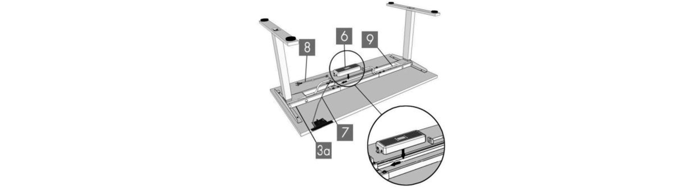 standing desk installation