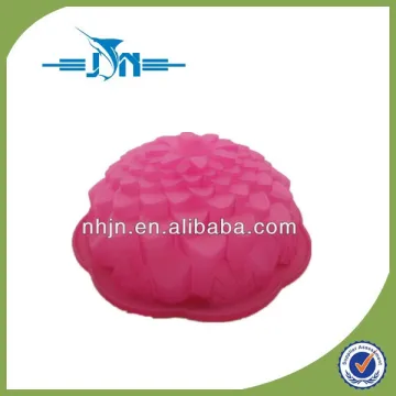 big size silicone flower shape cake pan