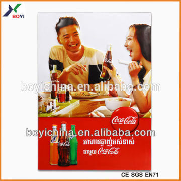 plastic 3D embossed picture,Embossed 3D Calendar