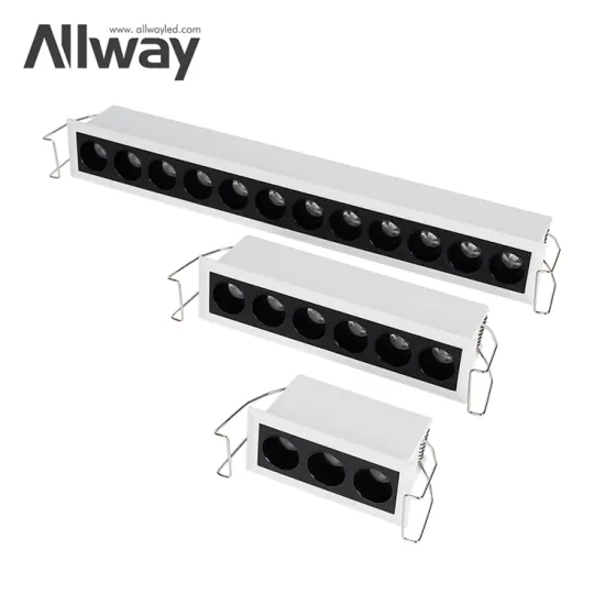 ALLWAY 8/15/24W LED Recessed Ceiling Downlight Grille Lamp for Hotel, Bedroom, and Living Room
