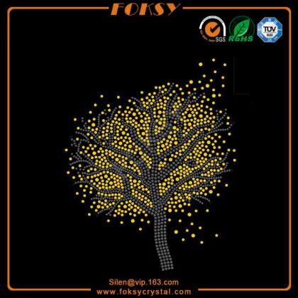 Maple Hill rhinestone iron on appliques