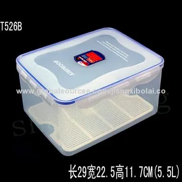 PP small plastic snapware airtight food storage container