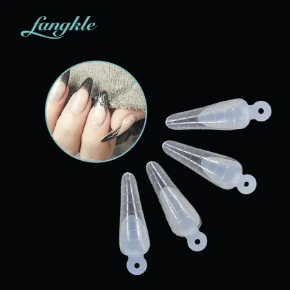 Wholesale Reusable Dual Form Tips Nail Art Silicone Mat Pad for Nail Extension