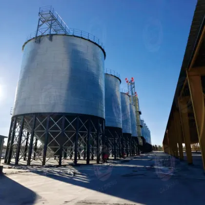 Scale feed storage silos
