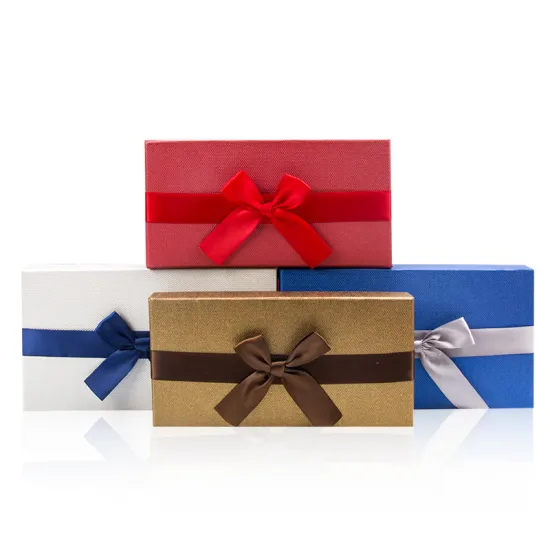 Ribbon Folding Paper Gift Box