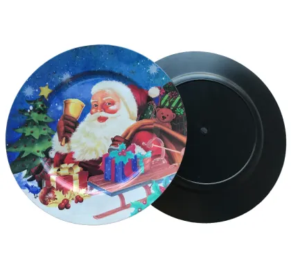 Christmas Gifts Moments Plastic Charger Plate