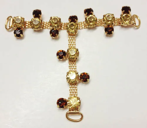 Diamante Embellishments for Women`s Flat Shoes, Women`s Various Diamante Embellished Low Wedge Heel Sandals Trim