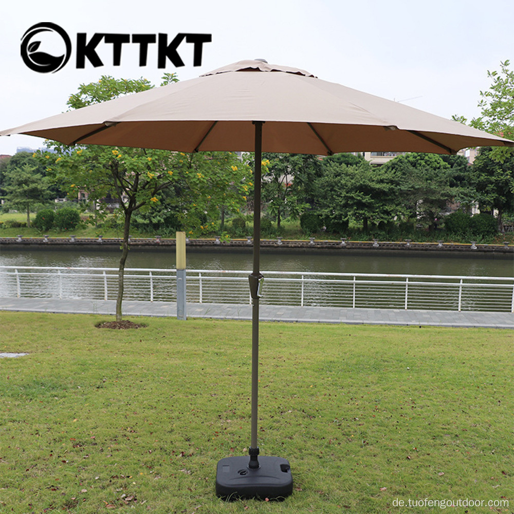Outdoor Camping Fixed Sunhade Regenschirm achteckig