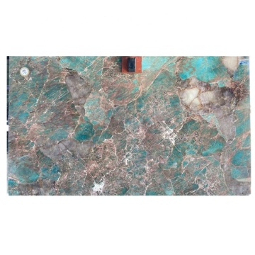Luxe exotische groene Amazonite turquoise granietplaat voor hoteldecoratie