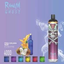 4000 نفخة شهيرة Randm Ghost vape قابلة لإعادة الشحن