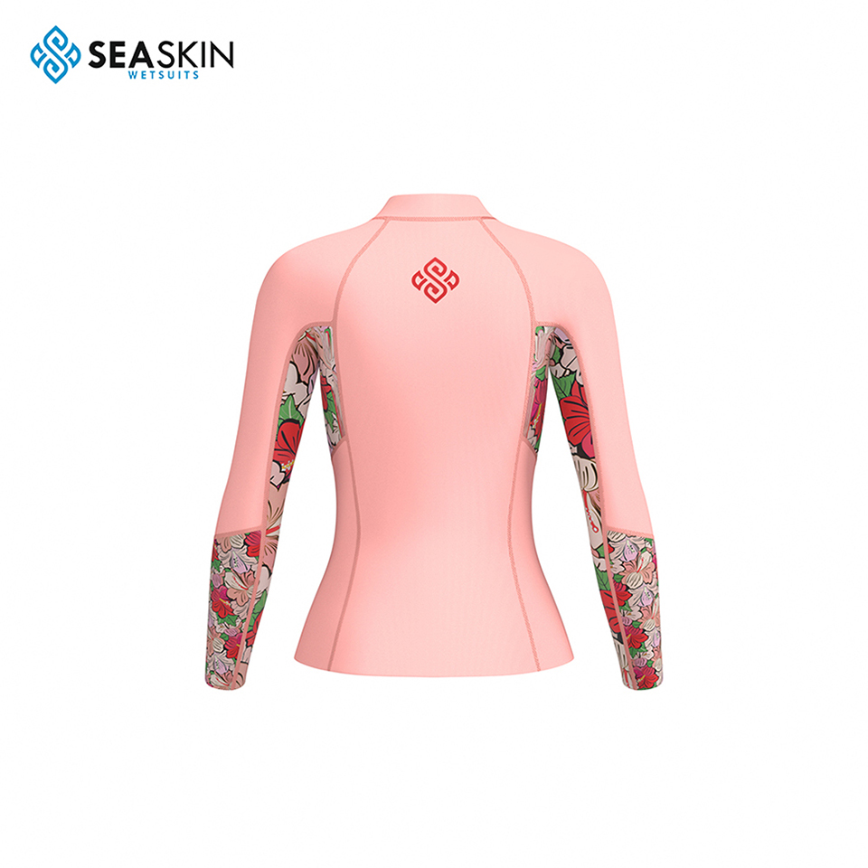 Seaskin 2mm New Women Surfen Jacke Langarm