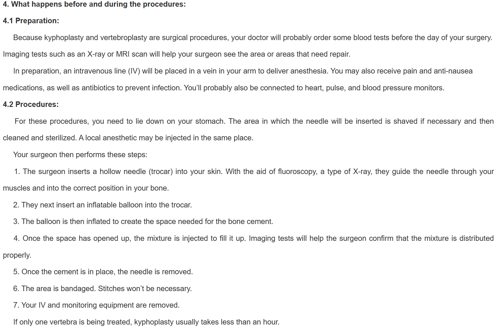 Characteristics 3-Kyphoplasty balloon catheter
