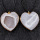 Natural agate crystal tooth original stone heart moon five pointed star Pendant Necklace irregular ore pendant accessories