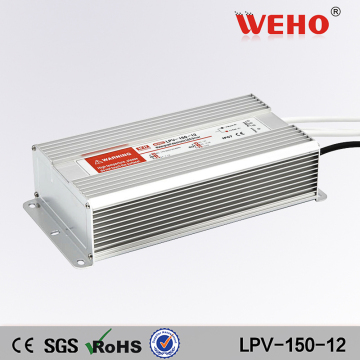 waterproof led driver lpv-150 12v 150w 12.5a power switching