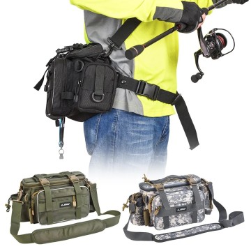 Torba na sprzęt na ryby crossbody: wielofunkcyjna torba sportowa na świeżym powietrzu