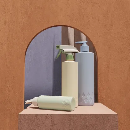 Custom plastic lotion Bottle Cosmetic Lotion Pump Bottles