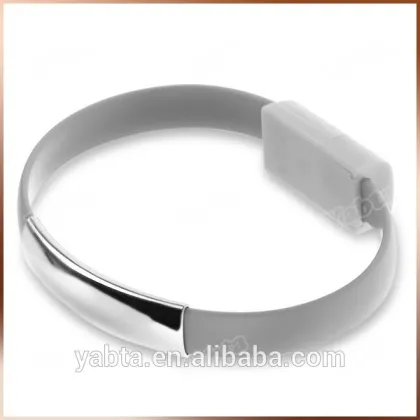 Newest fashion bracelet micro-usb to usb cable, mini usb data cable for samsung/ htc/ for sony smart phone charing cable