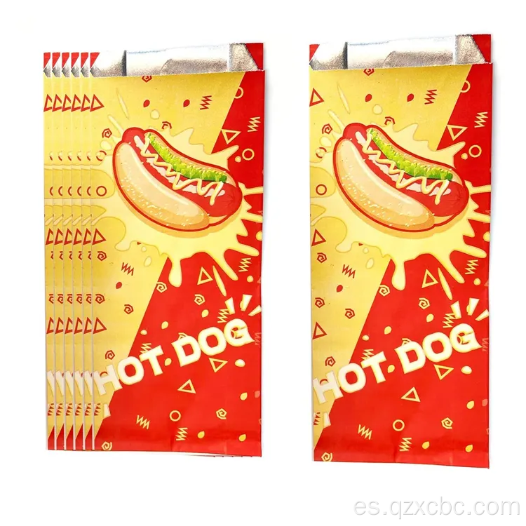 Sandwich Hot Hot Roast Dog Foil forrado de aluminio Kebab