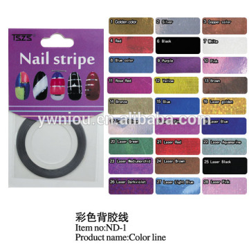 DIY Color Striping Tape Line Film Nail Art Tip Decoration Sticker