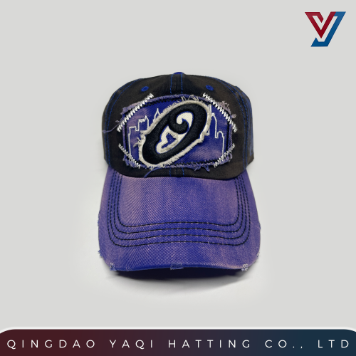 Custom Printed Unstructured 6-Panel Washed Baseball Cap