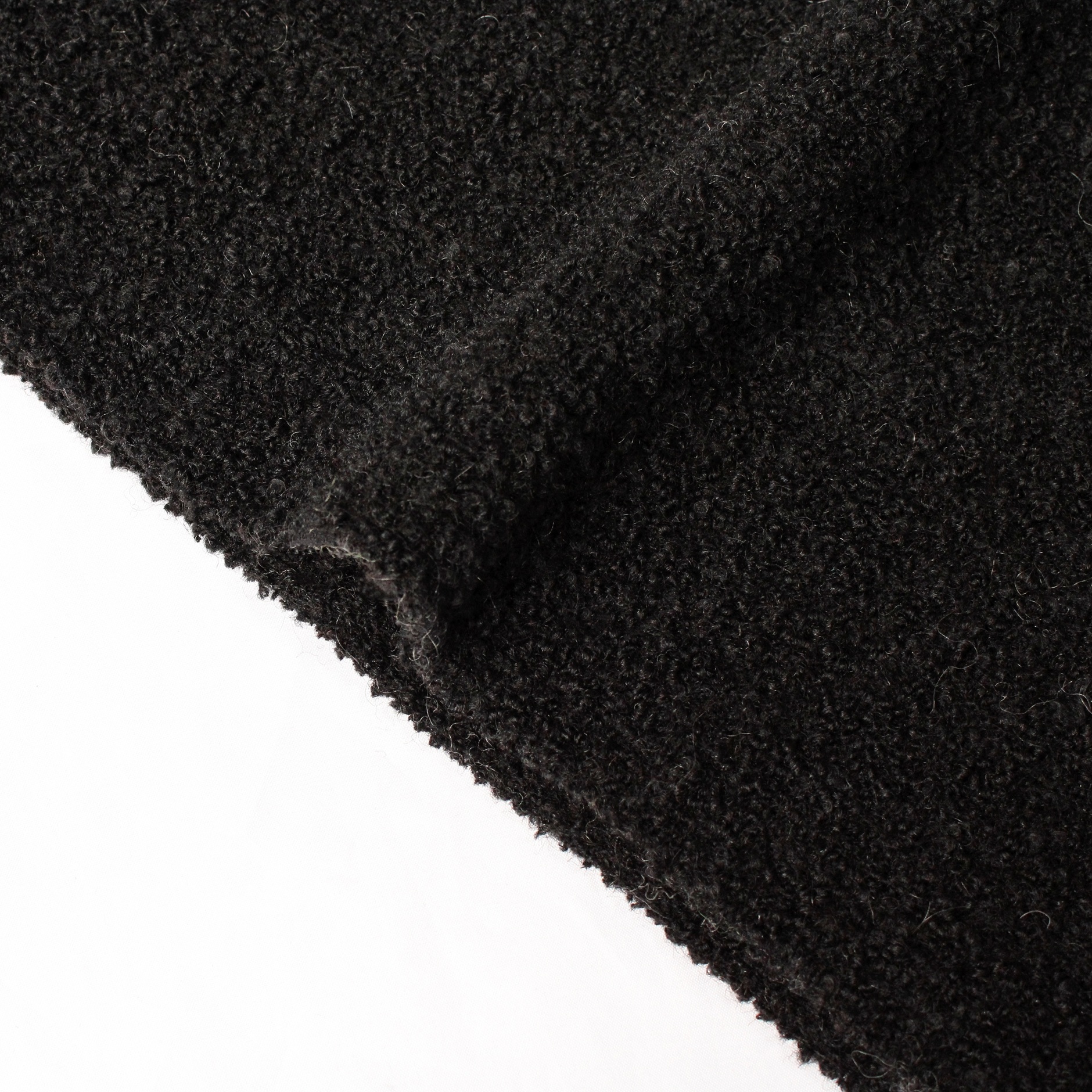 wool boucle knit fabric