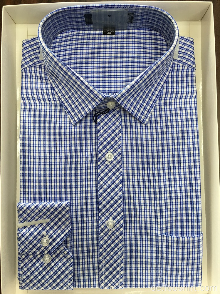 Herren Langarm Button Down Shirt