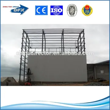 Pre built strong anti corrosion large metal shed
