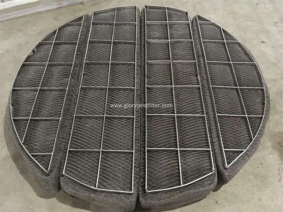 Stainless Steel Demister Of Metal Knitted Wire Mesh