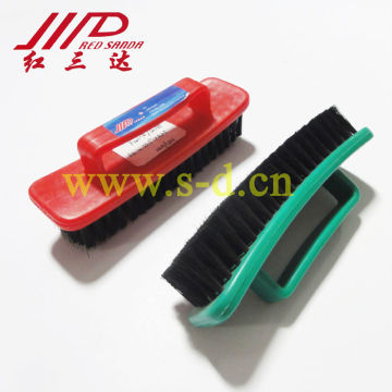 plastic shoe brush with pp hair