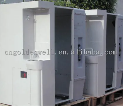 hand lay-up fiberglass rail/coach toilet enclosure China alibaba supplier