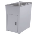 Stainless Steel Modern White Bathroom Laundry Cabinets