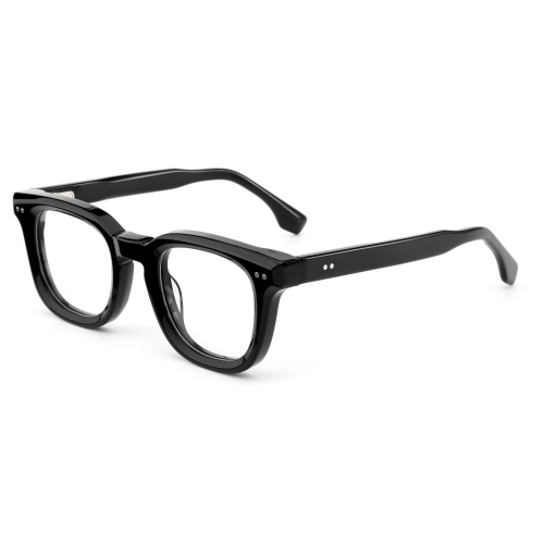Striped Pattern Acetate Eyewear