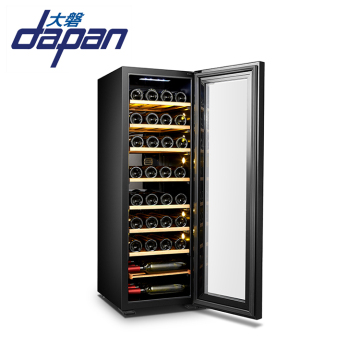Wain Dual Zone Wain Stainless Wine With Wood Shelf - JC -120 39 Botol