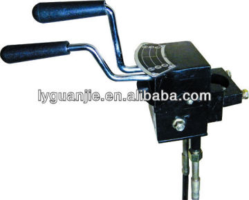 GJ1126 Double handles loader gear shift control lever