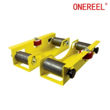 Buy A Wholesale cable drum reel roller For Industrial Purposes 