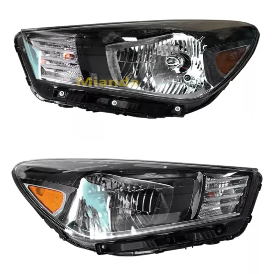 Kia Rio Sedan 2018-2020 Pari Halogen Headlight Lamp Assembly - Left and Right