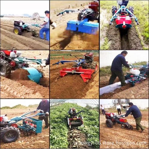 20HP/22HP Two-Wheel Mini Hand Tractor with Belt Transmission: A Walking Tractor for Agricultural Tasks