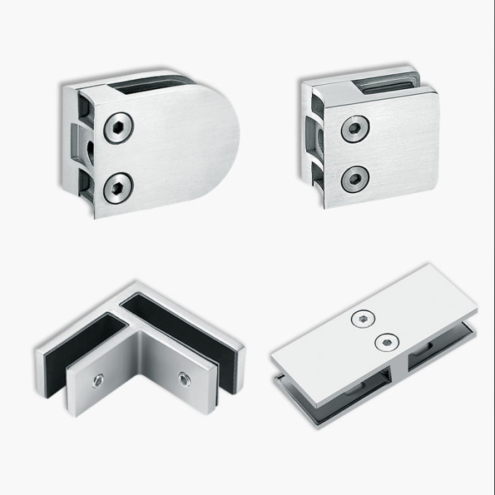 SVA-044B Çerçevesiz Cam Korkuluk Kelepçe Korkuluk Braketleri