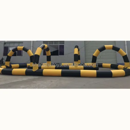 Inflatable Outdoor Adult Go Kart Track for Sports Games