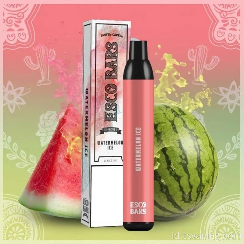 Pod vape sekali pakai batang esco 2500 puffs