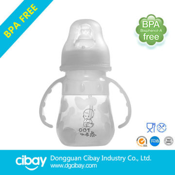 Silicone cheap baby milk bottle for baby