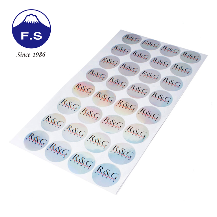Wholesale Custom Adhesive Label Circle Paper Sticker Label