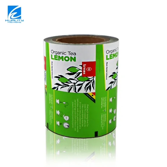 Custom Printed Plastic Laminated Paper Tea Packaging Film