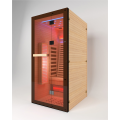 Salão de sauna infravermelho distante interno para uma pessoa