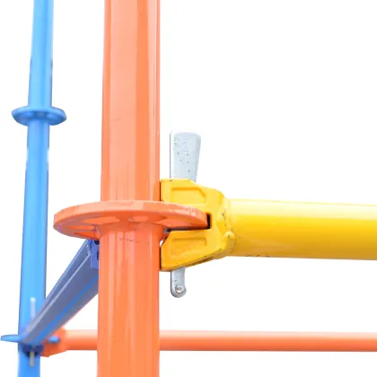 Construction of Heavy Pillar H-Frame Steel Structure Scaffold Foundation